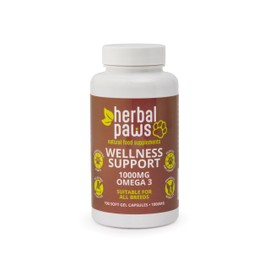 Herbal Paws Wellness Support Soft Gel Capsules for Dogs