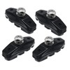 BESPORTBLE 2pairs C-Brake Pads for Road Bikes Rubber Shaped Design