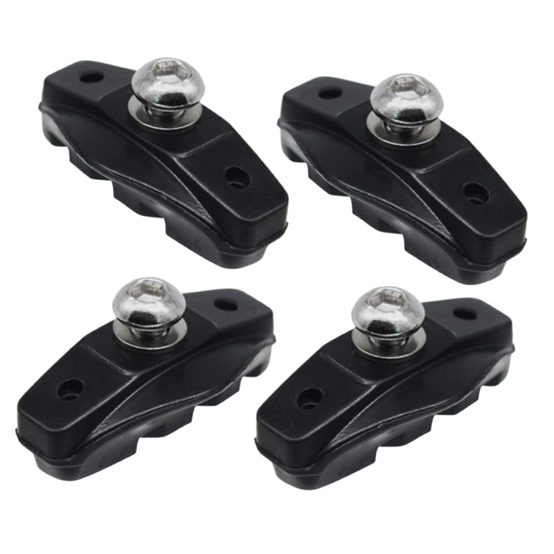 BESPORTBLE 2pairs C-Brake Pads for Road Bikes Rubber Shaped Design