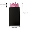 Cotim Coyin Prefolded Suit Pocket Squares, Pre-Folded Card Solid Color