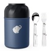 Thermo Food Container - Insulated Food Container with Foldable Fork&