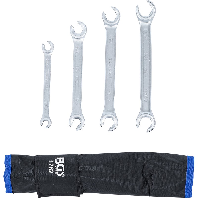 BGS 1782 Open Ring Spanner Set, Offset, Inch Sizes, Set