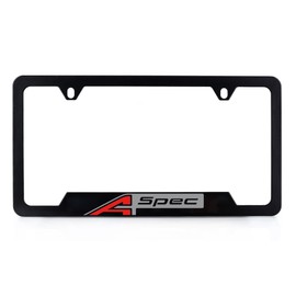 ACURA TLX A-SPEC License Plate Frame - UV Printed ON Metal