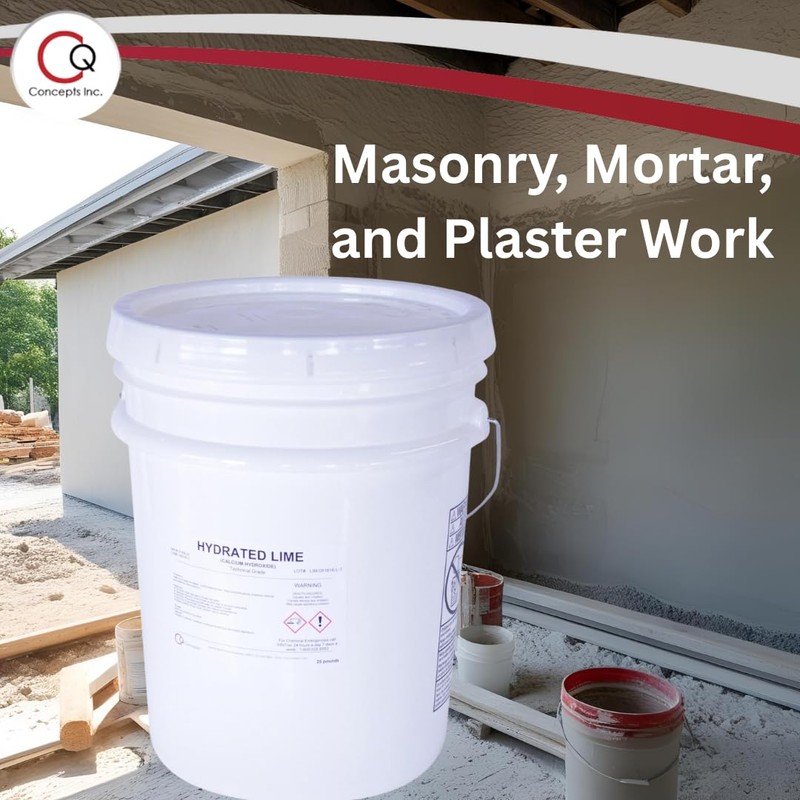 Hydrated Lime (Technical Grade) (25 Pounds)