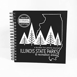 Illinois State Parks & Recreation Areas Bucket List Photo Journal 9x9