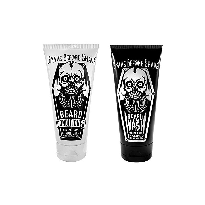 GRAVE BEFORE SHAVEâ"¢ Beard Wash & Conditioner Pack