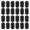 LT Easiyl 50Pcs 6mm D Shaft Black Tall Rotary Encoder