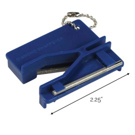 Pocket Keychain Diamond Knife and Scissor Sharpener Medium/Fine Grit