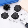 sourcing map 4Pcs Luggage Replacement Pads, Plastic Luggage Stand Feet