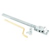 Prime-Line H 3528 10-3/4 In. Chrome Plated Reversible Casement Window
