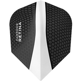 Harrows Retina Dart Flights - 100 Micron - Extra Strong - Standard - 5 Sets (15) (Clear)