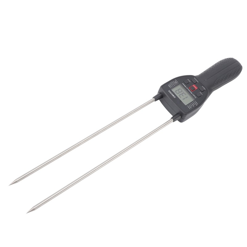 Grain Moisture Meter 300mm Probe Multifunctional Digital Hay Moisture Tester