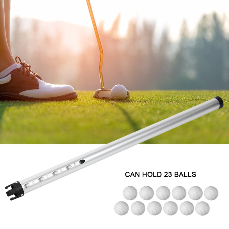 Aluminum Alloy Golf Ball Picker Retriever Ball Storing Tube Hold