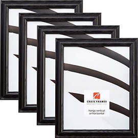 Craig Frames 130ASHBK 18 x 24 Inch Picture Frame, Black, Set of 4