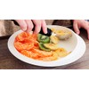 KMINA Non Slip Plate for Disabled, Eating Aid with Suction