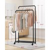 Sakugi Clothes Rack - Clothing Rack with Storage Mesh Shelf