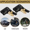 Vxiwscy Car Valve Lever Plug Adapter Set, 2 Pieces, Universal