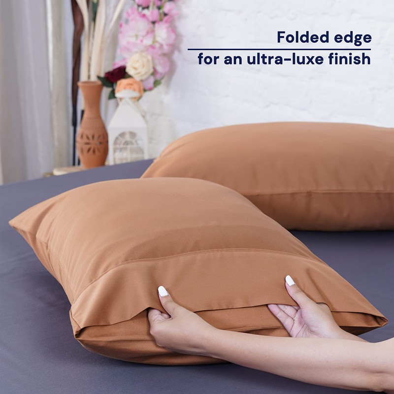 Sheet Story Bamboo Pillow Cases 2 Pack 50x75cm Size -