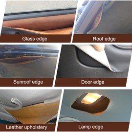 Headliner Repair Glue, Car Headliner Adhesive with Brush, Car Roof Liner Fabric Adhesive, Upholstery Glue for Cars,Headliner Repair Kit, Suitable for Automotive interiors, Fabric, Leather