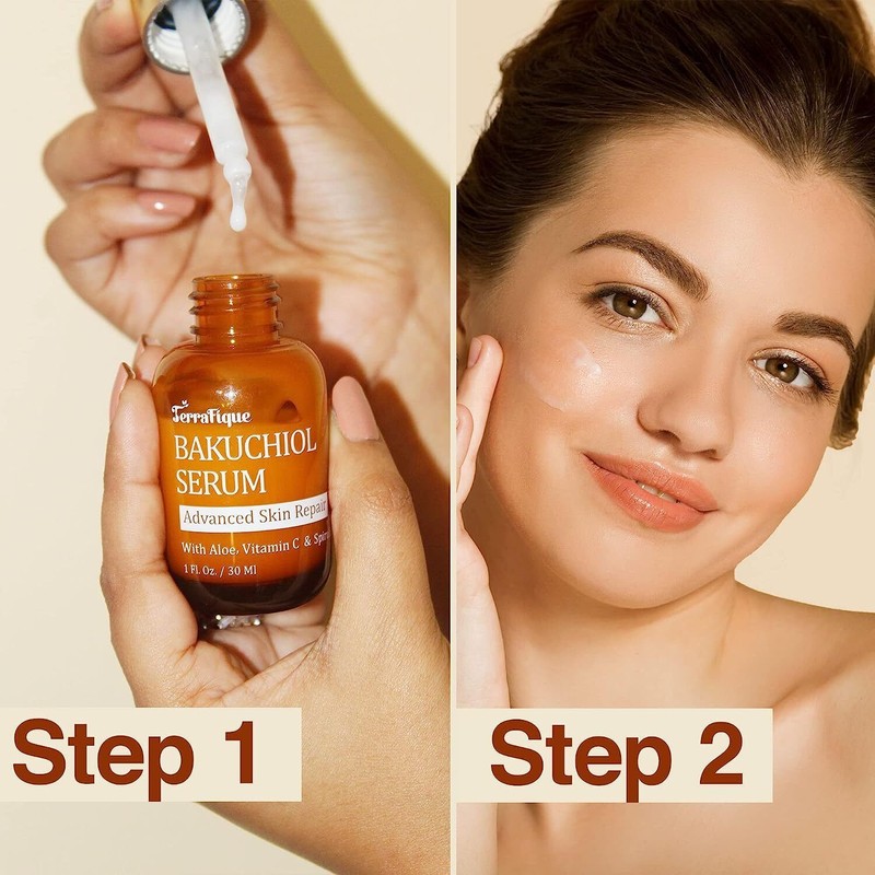 Anti Aging Serum with Exfoliating Peeling gel - Scrub with