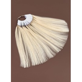 Real Human Hair Swatches Testing Color Samples, 1, Blond