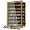 7 Rows Military Challenge Coin Holder Display Cabinet with HD