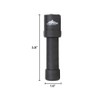 Cascade Mountain Tech 650-Lumen IPX8 Waterproof LED Flashlight with 3