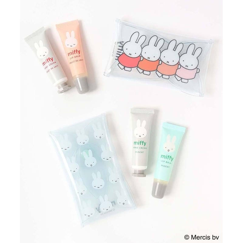 miffy Miffy Case-In Hand Cream & Lip Balm Set, Muscat
