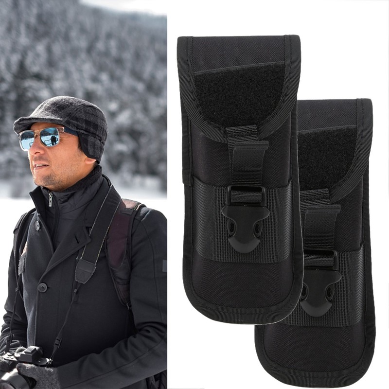 2pcs Tactics Glasses Pack AntiPressure Sunglasses Storage Box Outdoor 600D