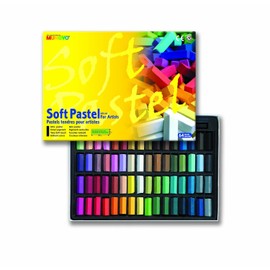 Mungyo Non Toxic Soft Pastels Set of 64 Colors Square Chalk by Mungyo