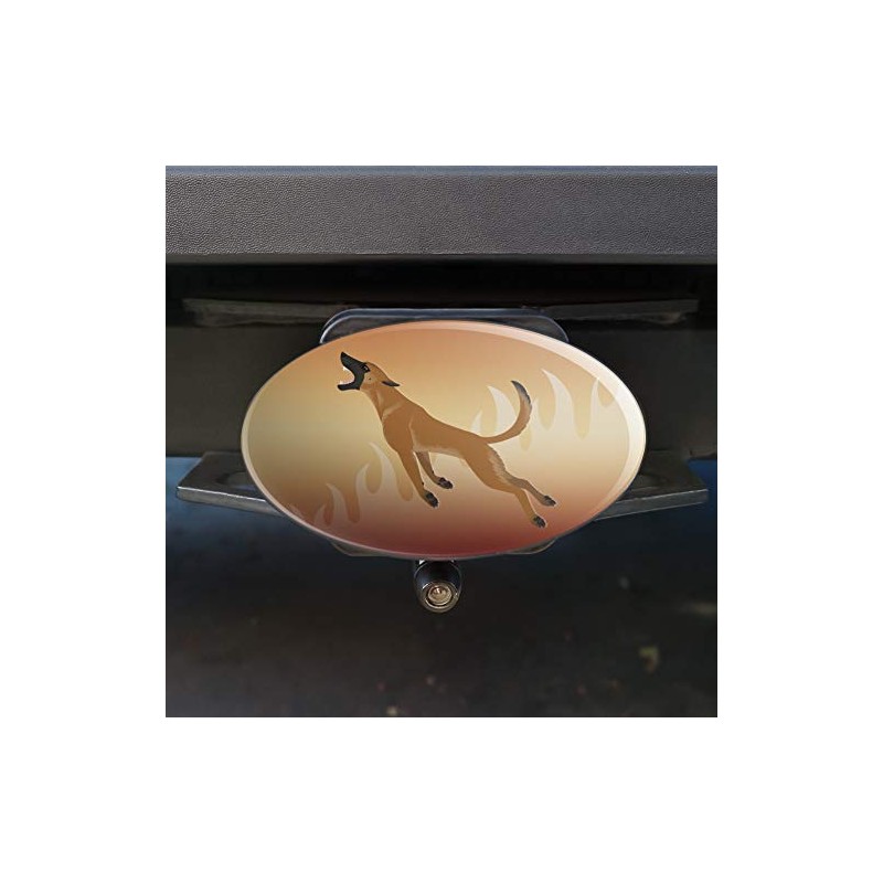 GRAPHICS & MORE Belgian Malinois Dog Bite Training Oval Tow