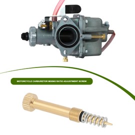 EMSea 2PCS Carburetor Air Fuel Mixture Screw Compatible with Mikuni VM22 Compatible with YBR 125 M6x0.5 Length 42mm for Motorcycle Repair Workshops Racing or Competitions