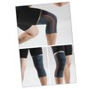 minkissy Ergonomic Breathable Kneepad Support Brace for Sports Fitness Hiking Elastic Compression Sleeve Size l Universal Fit