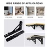 Folding Shelf Brackets 10 Inch Heavy Duty, 2 Pcs Shelf