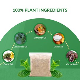 Snake Repellent for Yard Powerful, Snake Away Repellent for Outdoors, Natural Safe for Children and Pets, Snake Deterrent for Yard, Effectively Snake Repellant Garden and Home, 10P