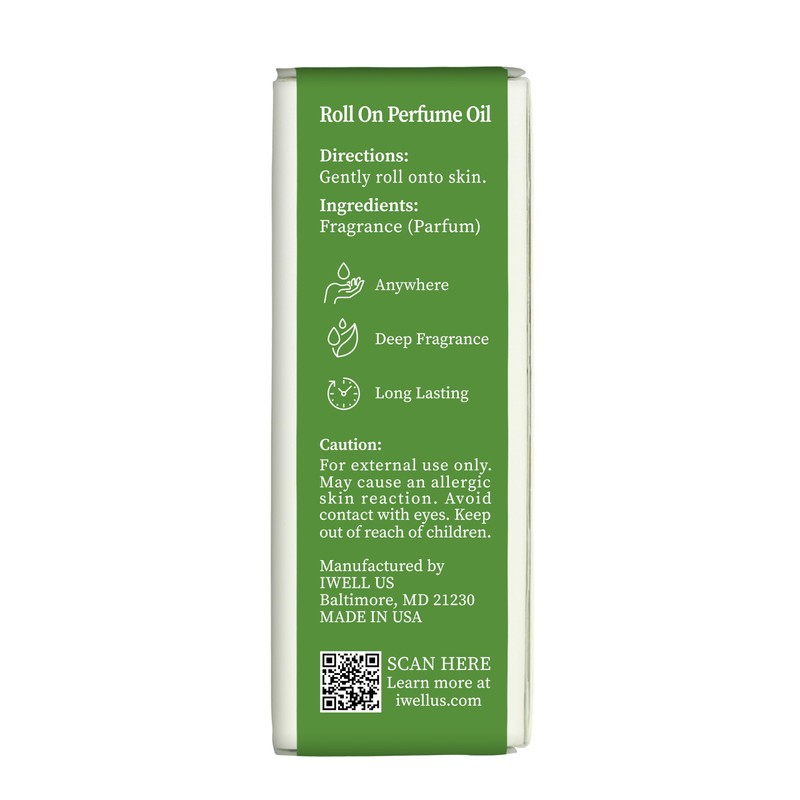 Well's Oil Roll-On Perfume Oil (Midnight Sugar) | Long-Lasting |