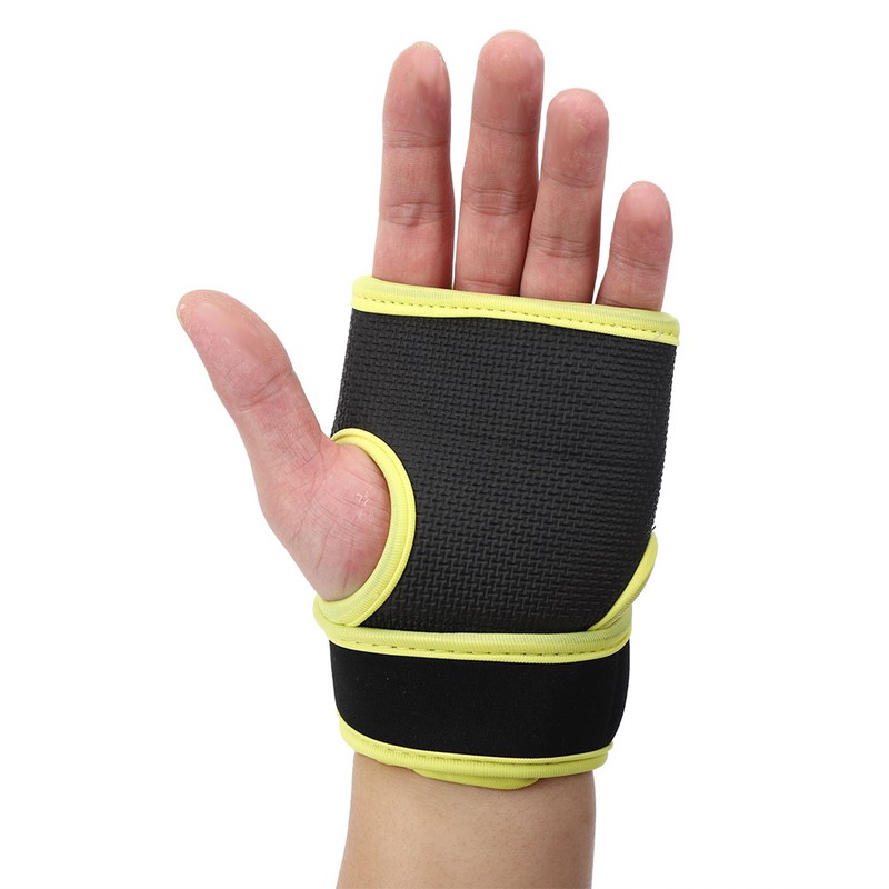 Sport Unisex Half Finger Weighted Gloves Sandbag Wrist Guard Equipment