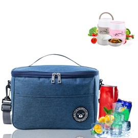 6L Cool Bag, Small, Insulated Bag, Lunch Bag, Cool Bag, Mini Foldable Lunch Bag, Picnic Bag, Lunch Bag for Work, School and Travel, Picnic