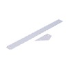 Guitar Measuring Tool Set Silver Aluminum Neck Straight Edge Fret