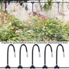 Mornajina 5 Packs Brass Misting Nozzles Tee with 20 inch