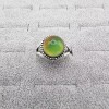 Sterling Mood Ring in Sterling Silver Plated, Color Changing Ring