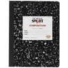 School Smart Hard Cover Ruled Composition Book, 60 Sheets, 9-3/4