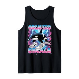 Orcalero Orcala Italian Brainrot Memes Oddly Specific Whale Tank Top