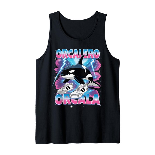 Orcalero Orcala Italian Brainrot Memes Oddly Specific Whale Tank Top