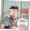 minkissy 2Pcs Plush Sleeping Mask Set Eye Cover Blindfold for