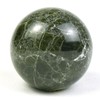 Khan Imports Decorative Green Marble Sphere, Stone Sphere Ball Decor