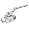 Delta-P 2 Way Hydraulic Ball Valve 1/4" BSPT, Carbon Steel