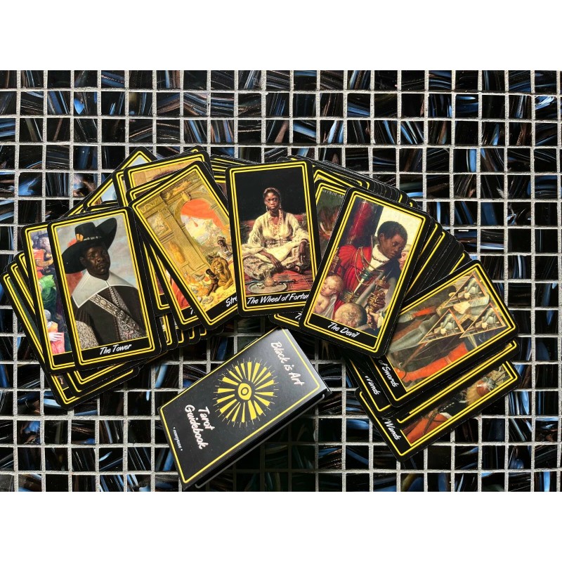 Black is Art Tarot Deck and Guide | New |