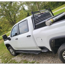 COMNOVA Aluminum Running Boards Compatible with 2022-2024 Toyota Tundra CrewMax. 6.5 Inches Tundra Running Boards, Tundra Side Steps Step Bars with Non-Slip Step Pads.