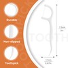 Metgoods Micro Dental Floss Picks, Easy Grip Handle Floss Sticks,